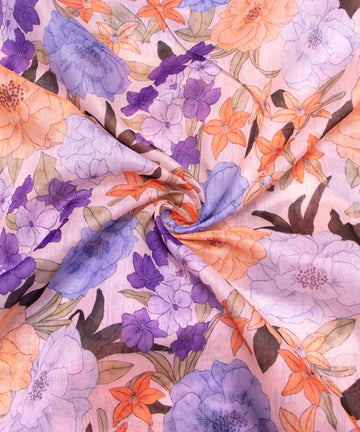 Buy Printed Chanderi Fabric online